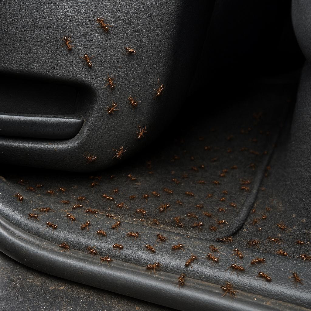 How to get rid of ants in car